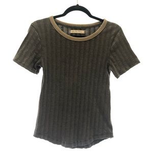 We the free green stretch t shirt size medium